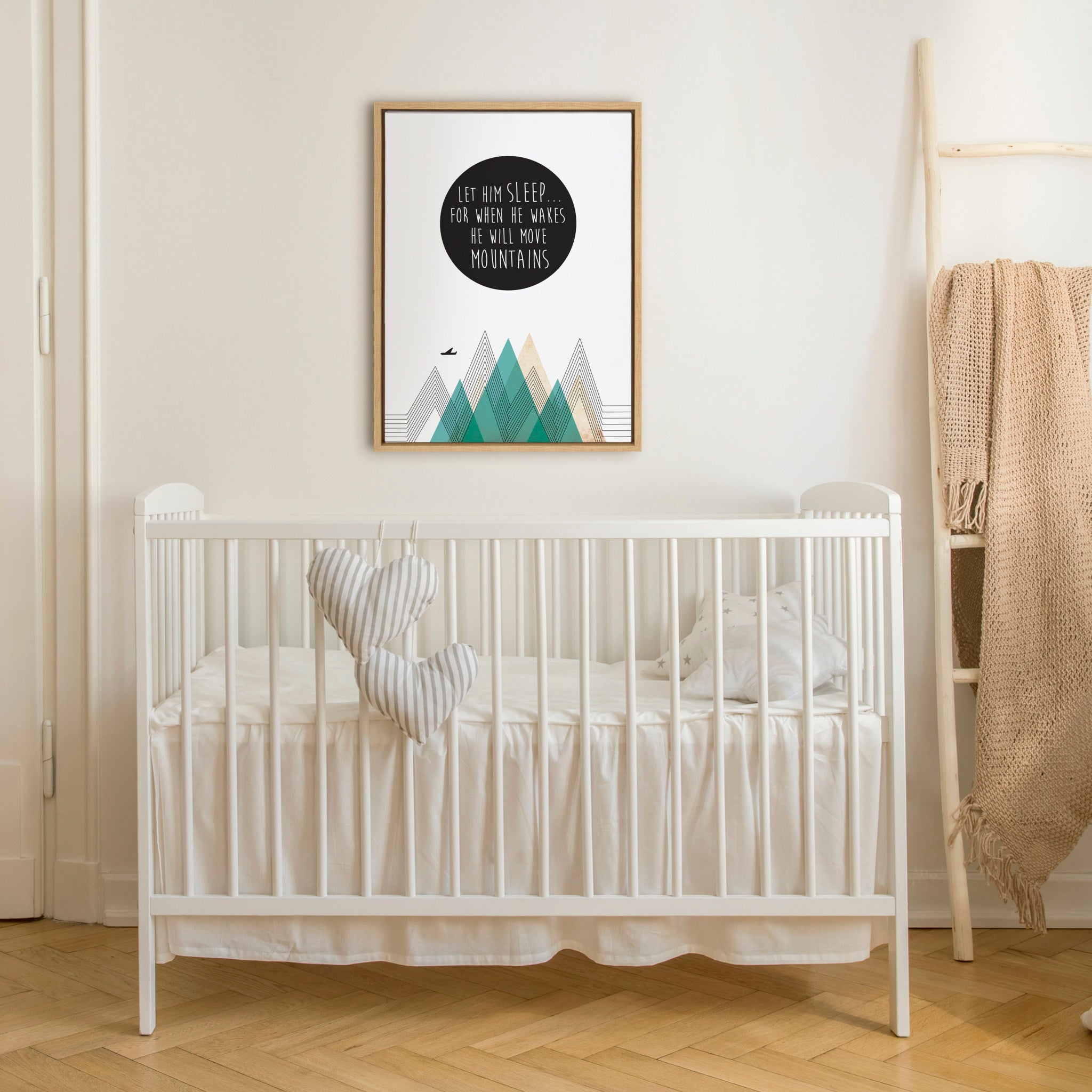 Sylvie Move Mountains Framed Canvas by kateandlaurel - product image 7 for Resin Society