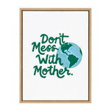 Sylvie Don't Mess with Mother Framed Canvas by kateandlaurel - main product image for Resin Society