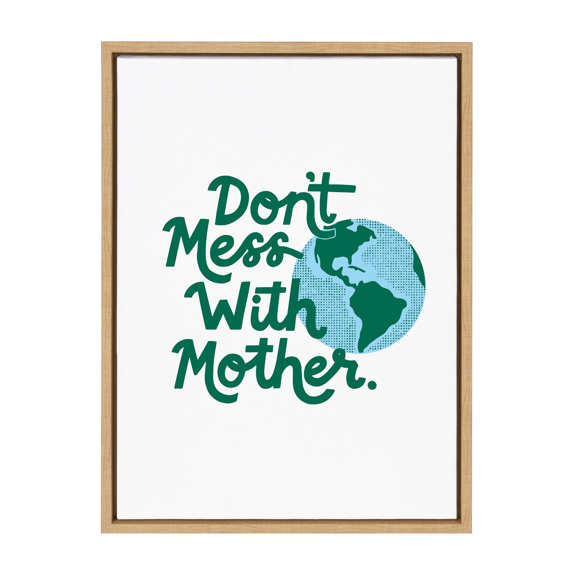 Sylvie Don't Mess with Mother Framed Canvas by kateandlaurel - product image 10 for Resin Society