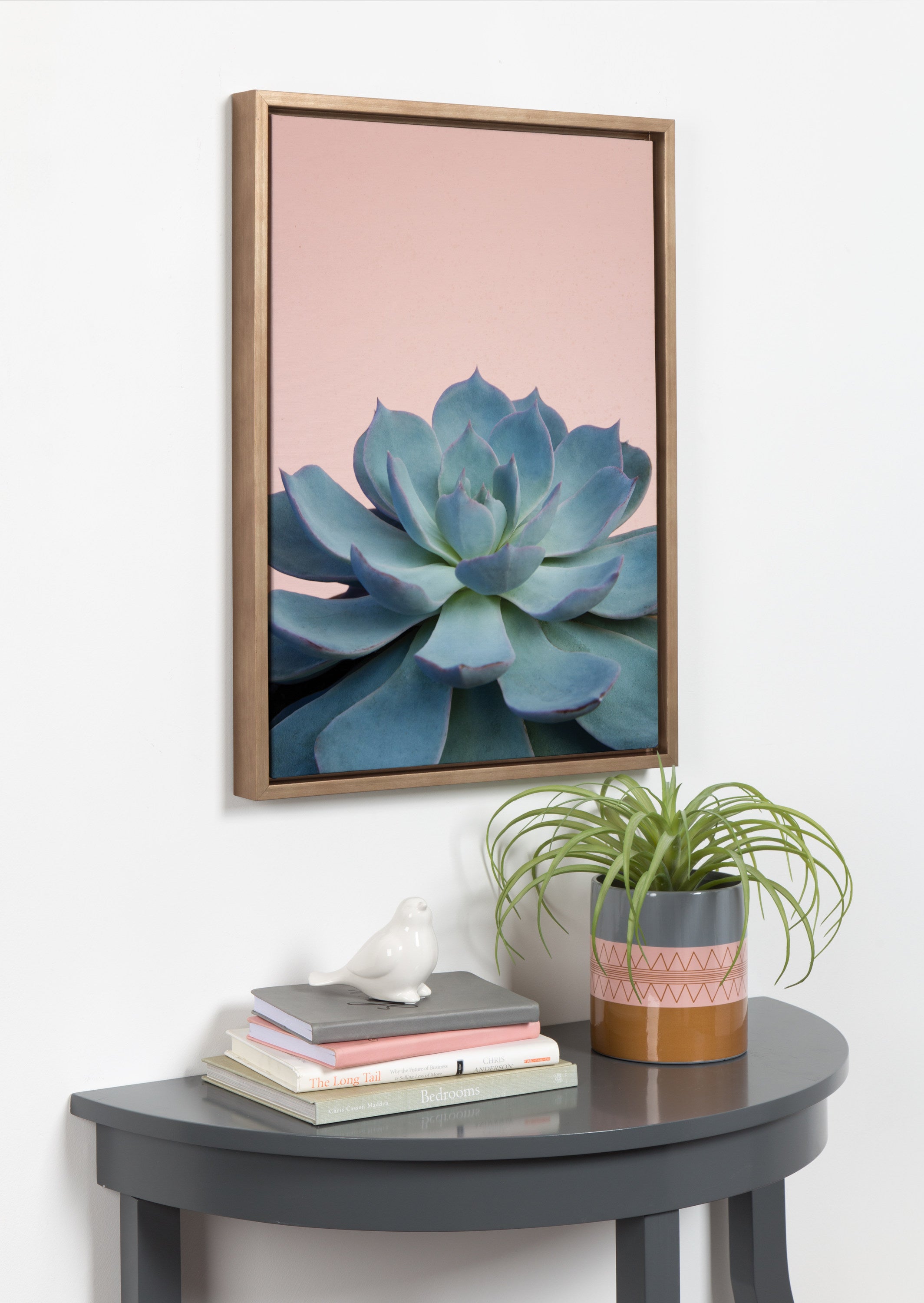 Sylvie Succulent 10 Framed Canvas by kateandlaurel - product image 4 for Resin Society