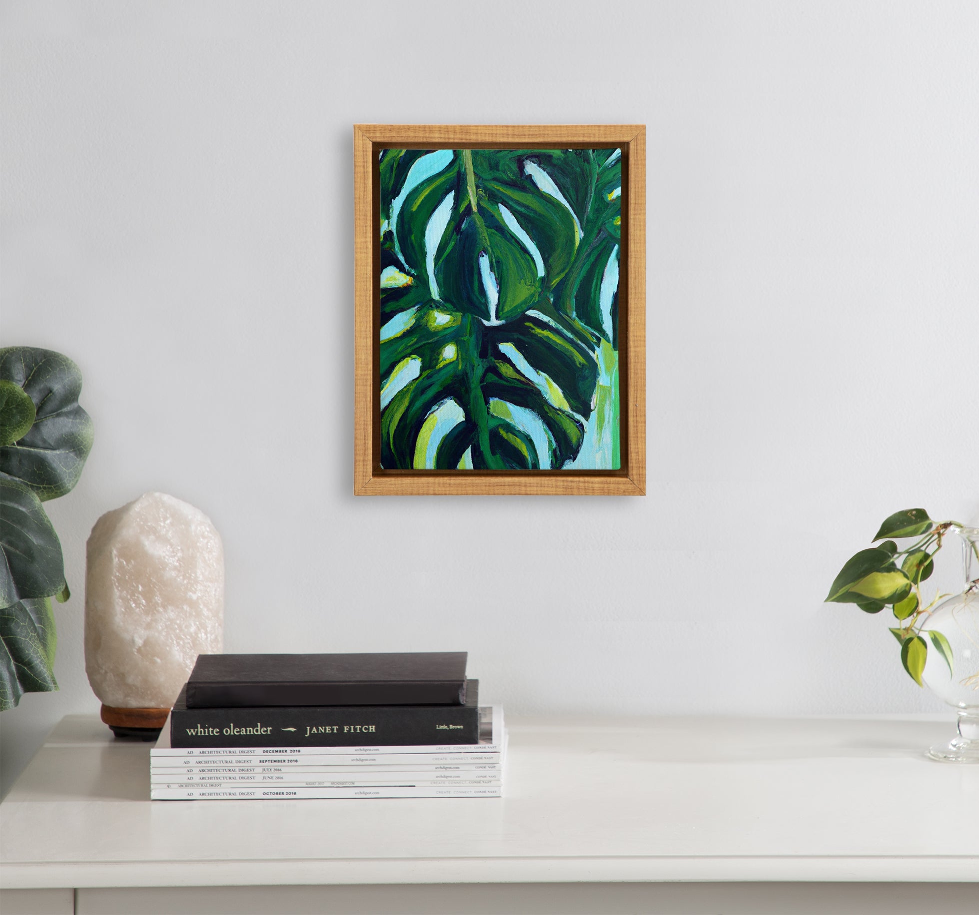 Sylvie Blank Framed Canvas 8x10