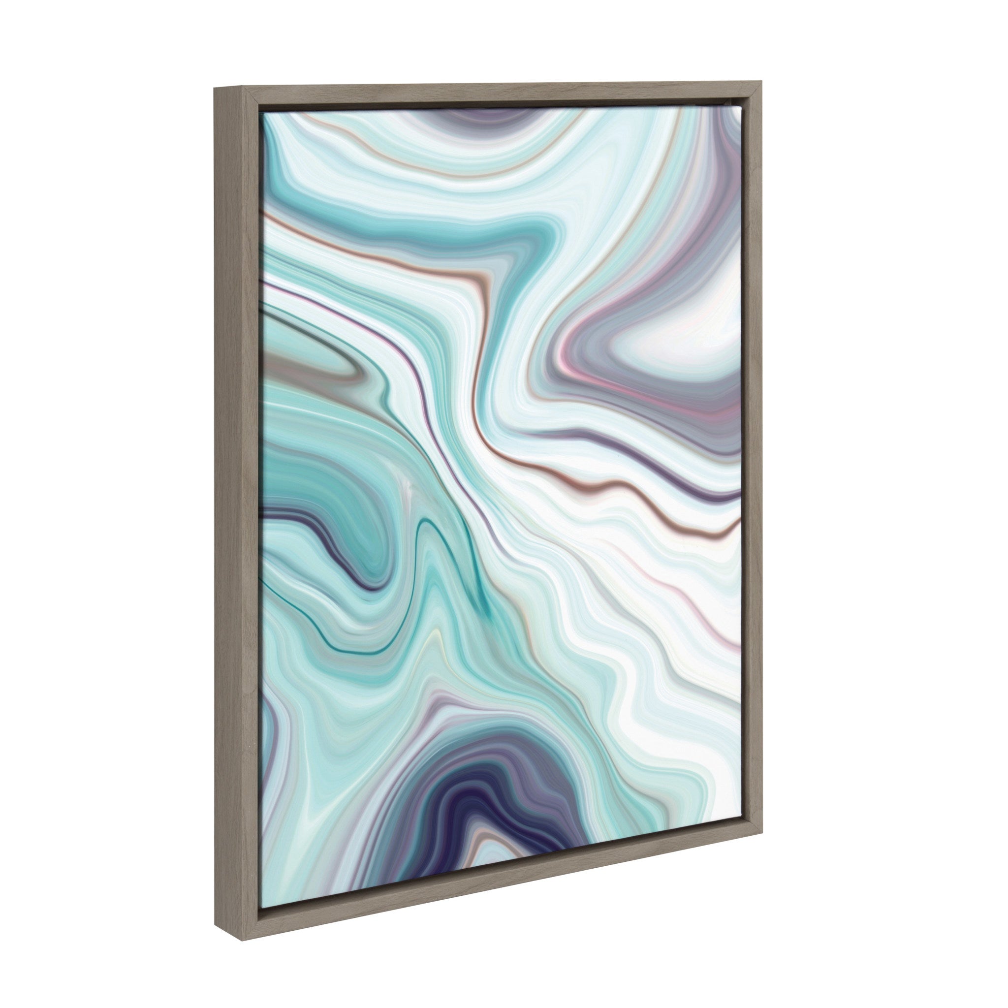 Sylvie Abstract Framed Canvas by Amy Peterson by kateandlaurel - product image 2 for Resin Society