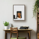 Sylvie I’m Diane. VP of Engineering Framed Canvas by kateandlaurel - product image 8 for Resin Society