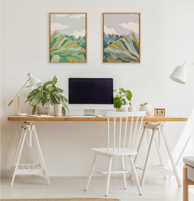 Sylvie Matterhorn Framed Canvas by Nikita Jariwala