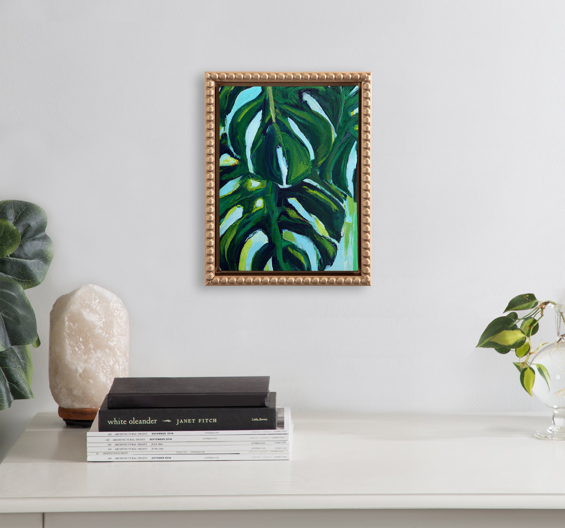 Sylvie Blank Framed Canvas 8x10
