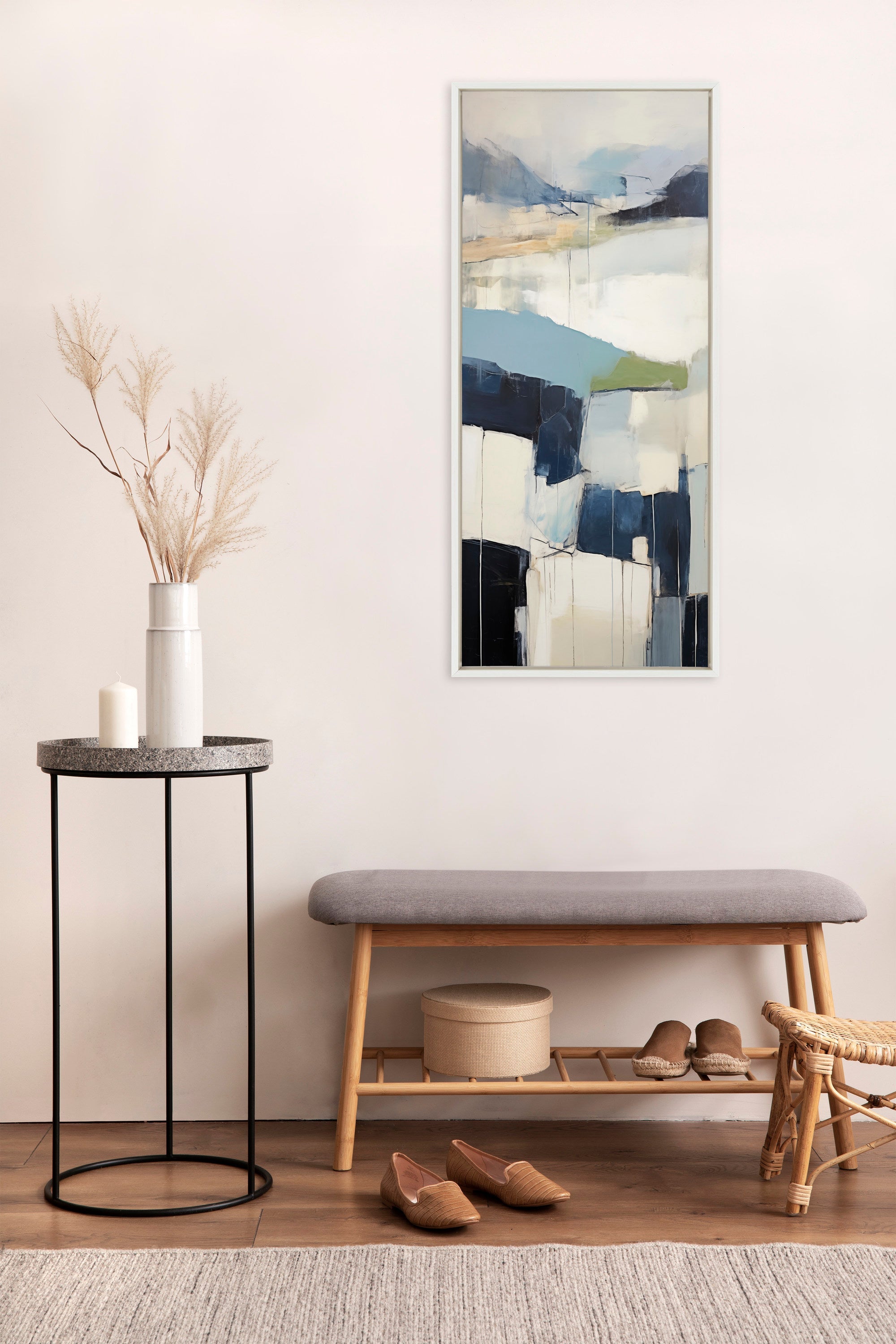 Sylvie Skyline I Framed Canvas by Amy Lighthall