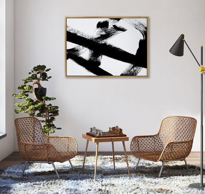 Sylvie Gesture I BW Framed Canvas by kateandlaurel - product image 10 for Resin Society