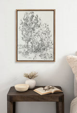 Sylvie Vincent van Gogh Cypresses 1889 BW Framed Canvas by The Art by kateandlaurel - product image 4 for Resin Society
