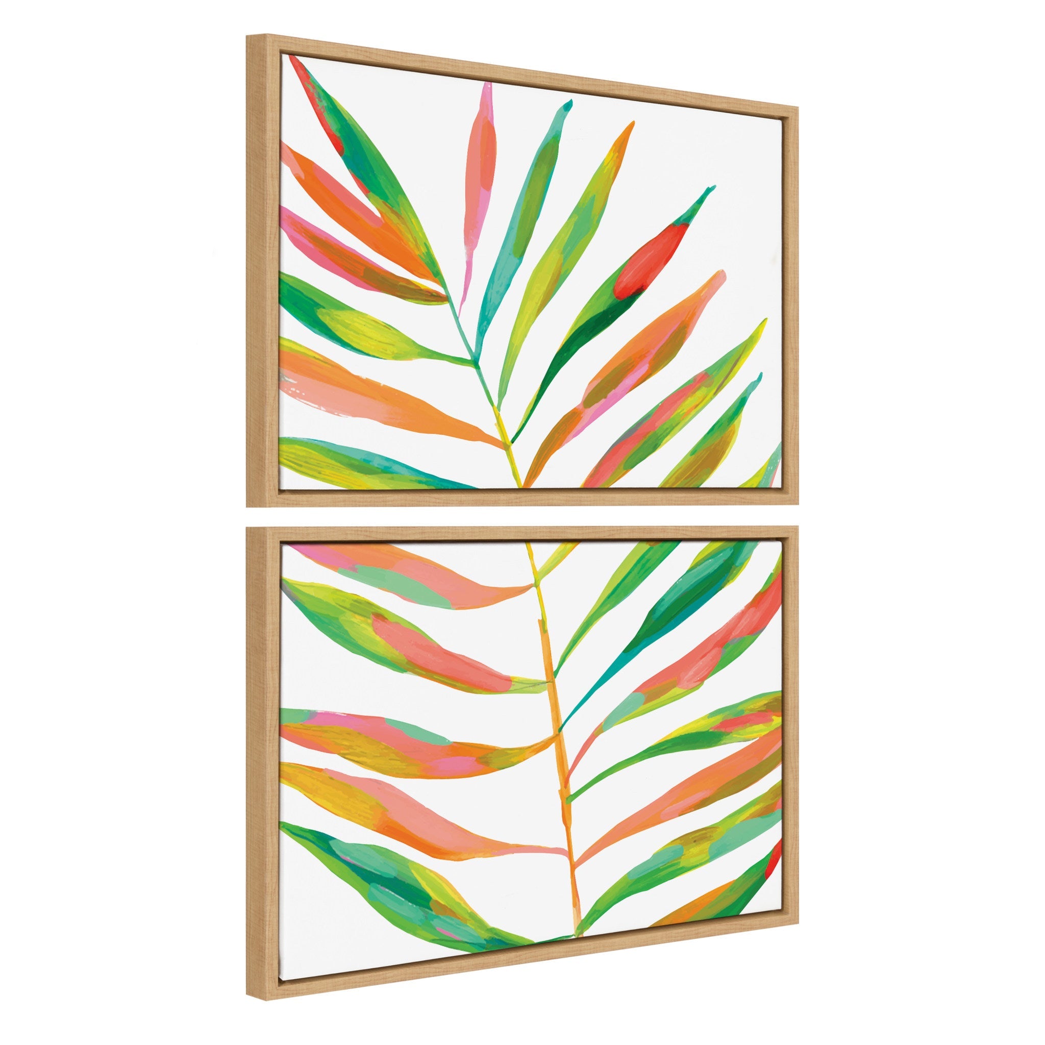 Sylvie Palma No.
2 1 and 2 Framed Canvas Art Set by Jessi Raulet of Ettavee