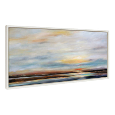 Sylvie Carolina Sunset Framed Canvas by kateandlaurel - product image 7 for Resin Society