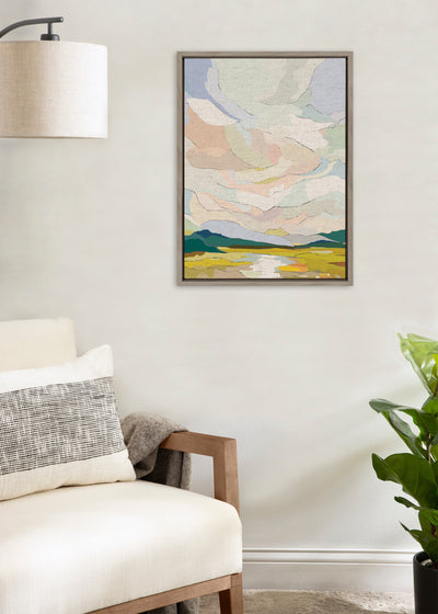 Sylvie Autumn Sky Framed Canvas by Nikita Jariwala
