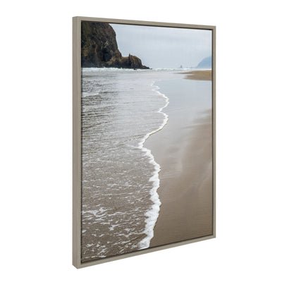 Sylvie Arrival Framed Canvas By Pete Olsen, Gray 23x33 by kateandlaurel - product image 2 for Resin Society