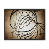 Sylvie Basketball Net Framed Canvas Wall Art by kateandlaurel - main product image for Resin Society