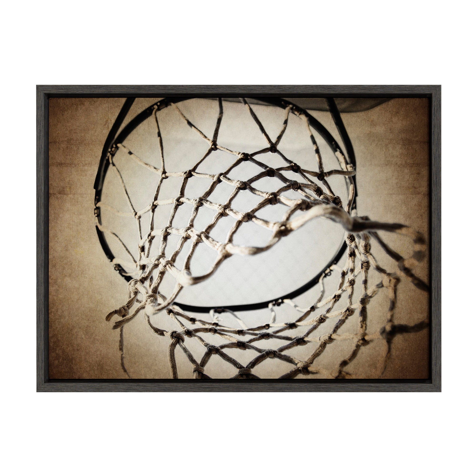 Sylvie Basketball Net Framed Canvas Wall Art by kateandlaurel - product image 9 for Resin Society