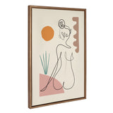 Sylvie Sunset Framed Canvas by kateandlaurel - product image 14 for Resin Society