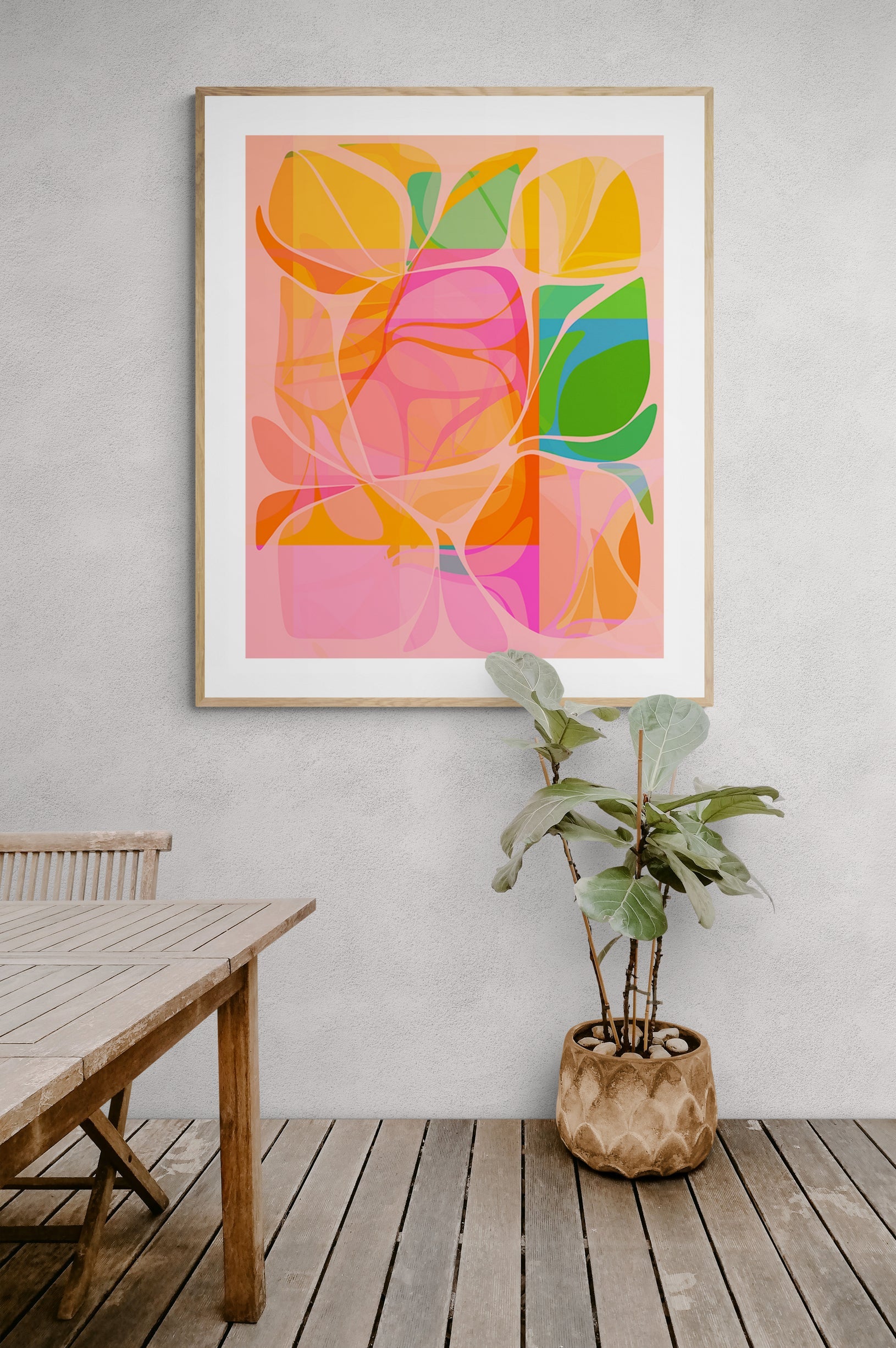 Abstract Citrus #2 - Botanical Art Print