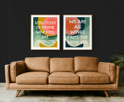 All Waves - Modern Art Print