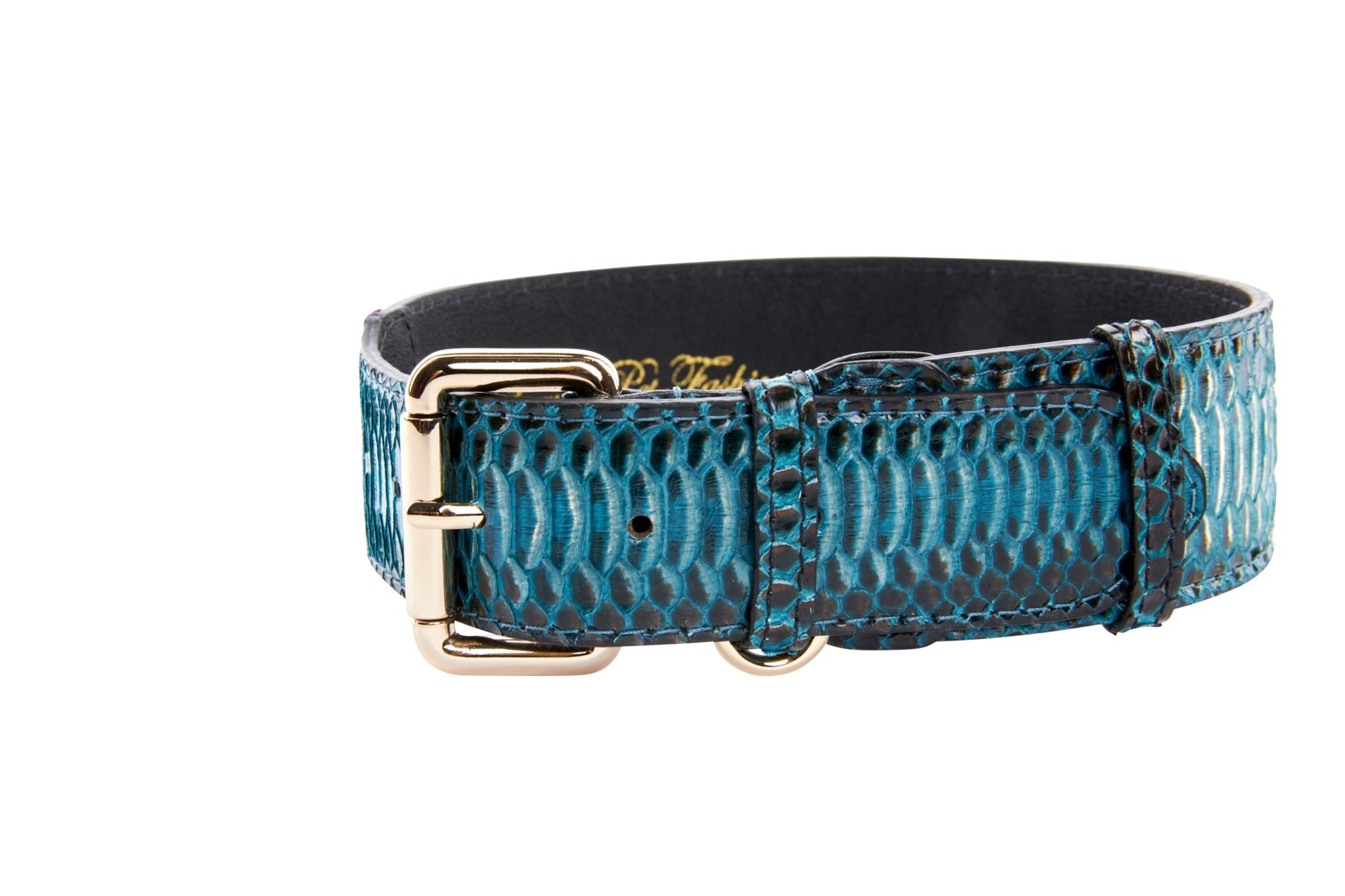 Turquoise, Black Snake Classic Collar With Silver & Gold Classic by Allysa Payne Beverly Hills - product image 2 for Resin Society