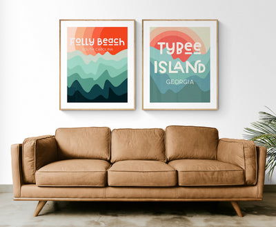 Destination: Folly Beach - Modern Art Print