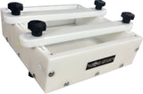 Ahonui Artisans 11x11x3 inch HDPE epoxy resin casting form with clamps and leveling feet