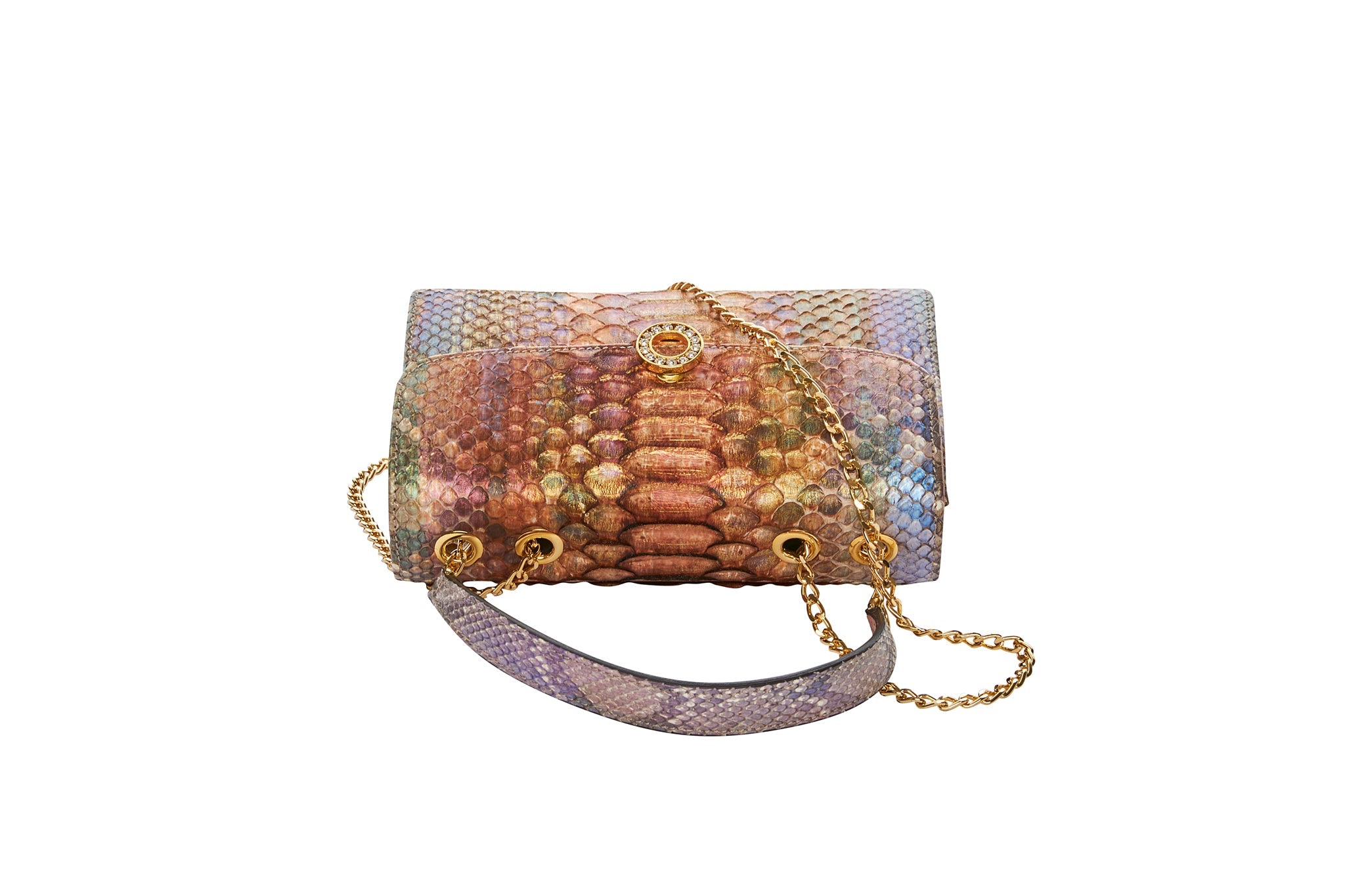 Iridescent Python Day To Night Bag by Allysa Payne Beverly Hills - product image 4 for Resin Society