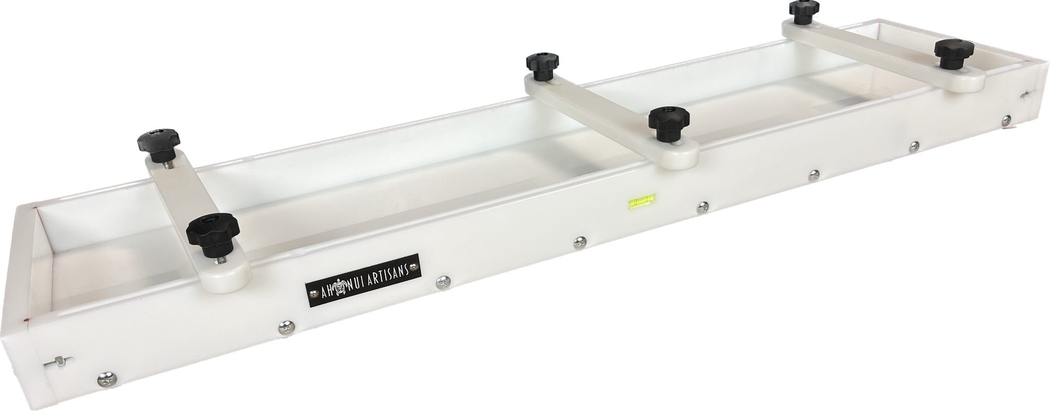 Bath Caddy Long Board Epoxy Resin Form with clamps and leveling feet