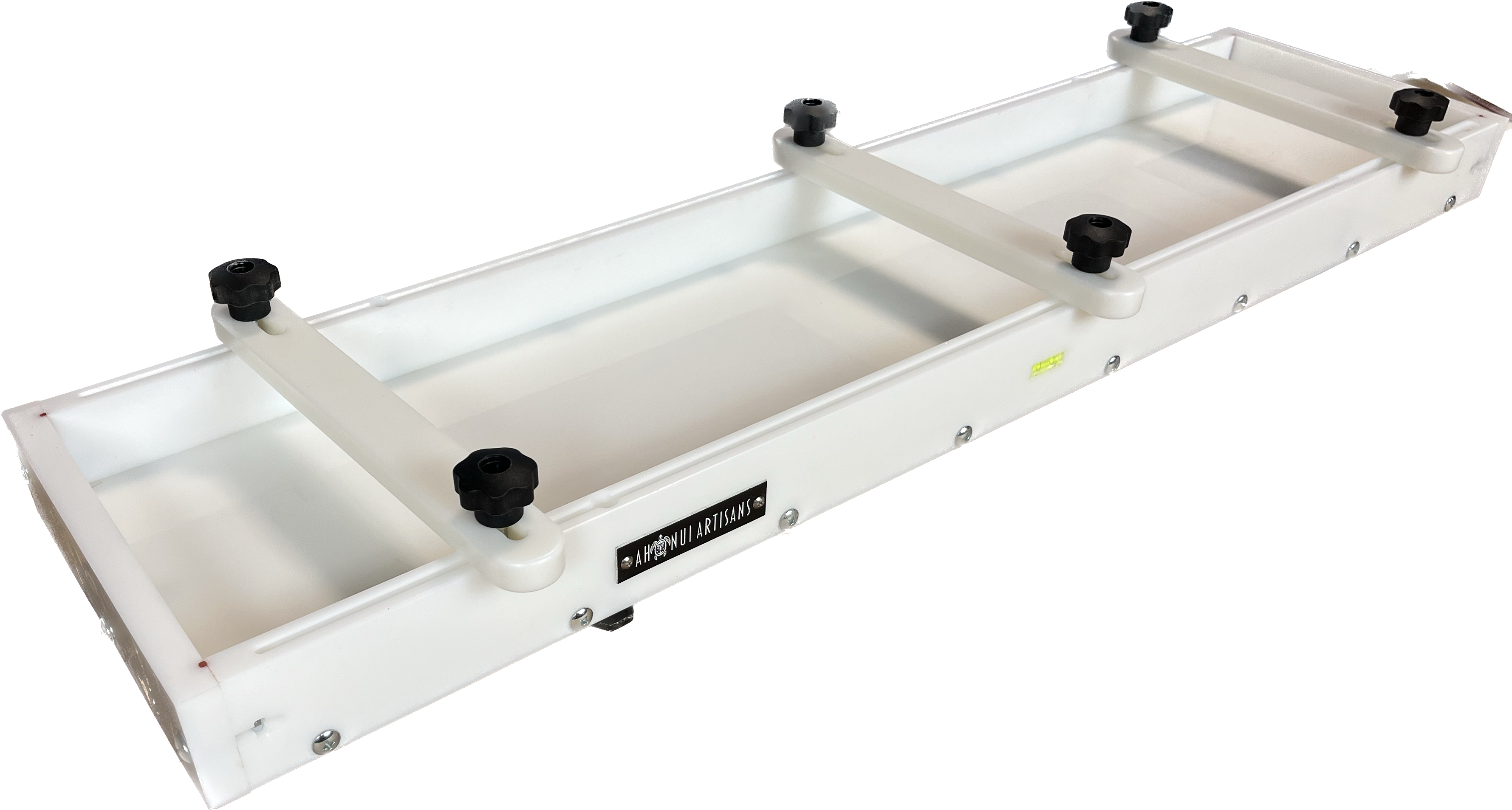 Bath Caddy Long Board Epoxy Resin Form with clamps and leveling feet
