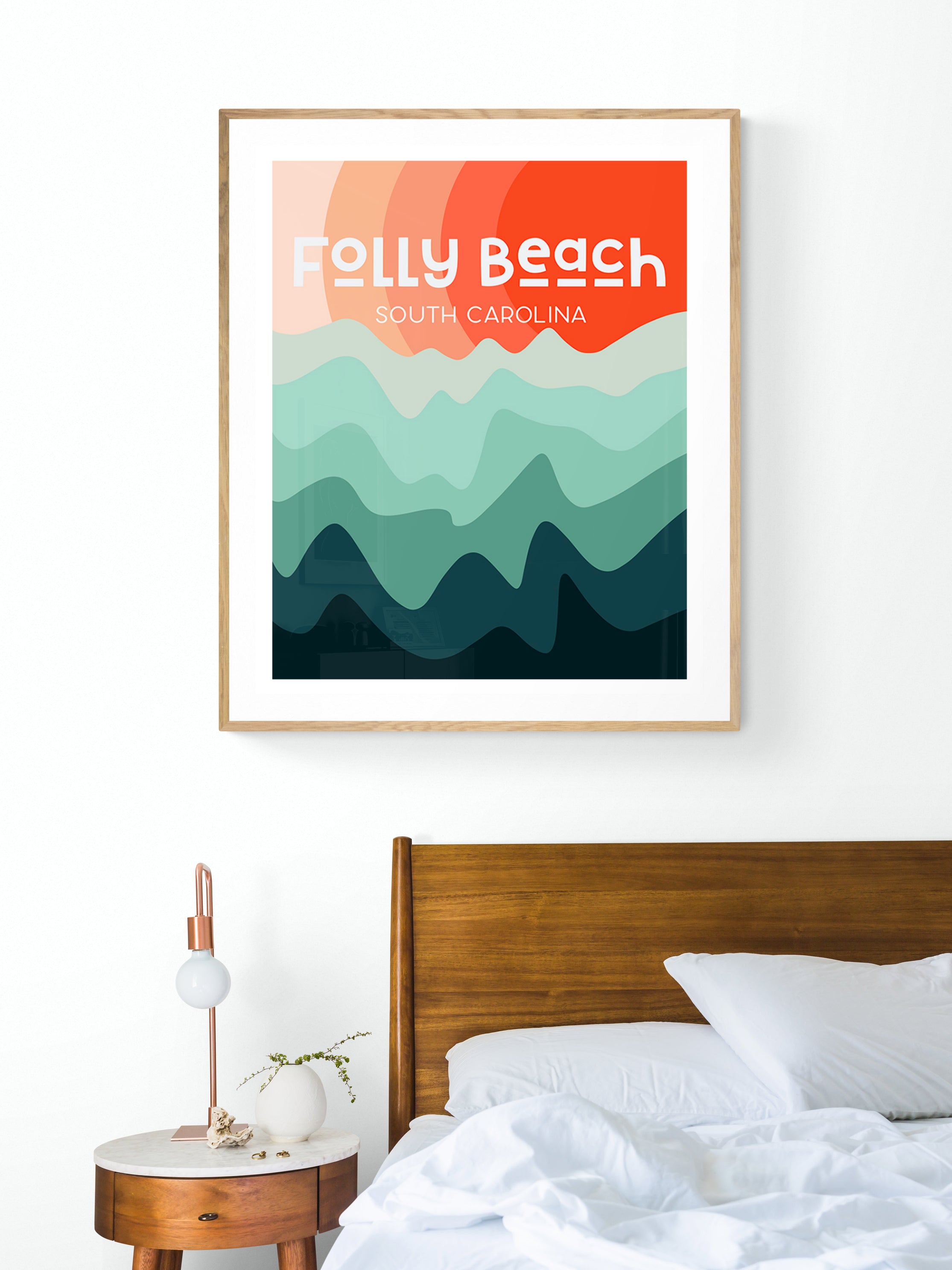 Destination: Folly Beach - Modern Art Print