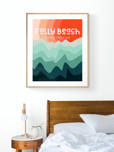 Destination: Folly Beach - Modern Art Print