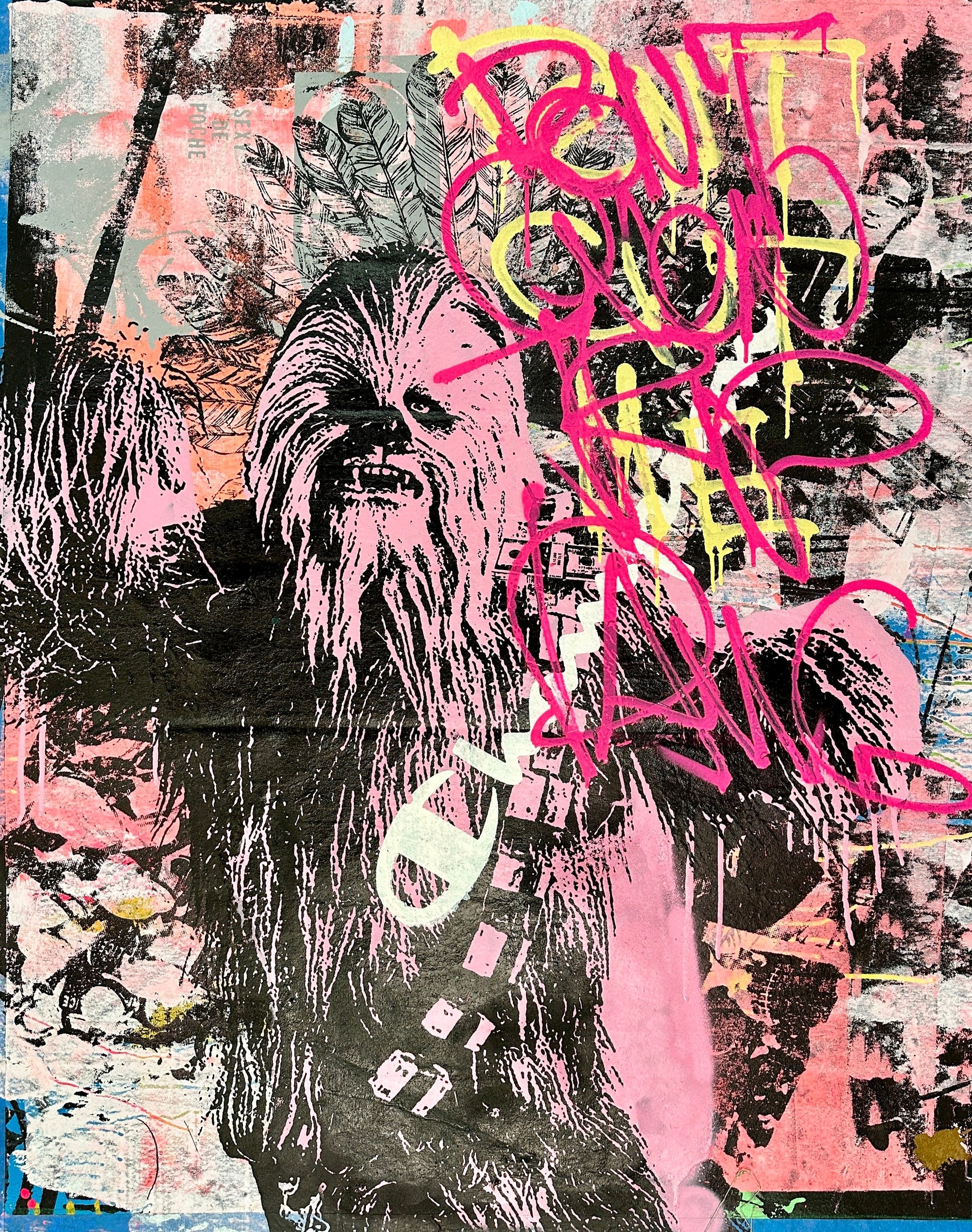 Don’t Cut Me. Don’t Even Trip Dawg. Chewbacca by Denis OUCH - main product image for Resin Society