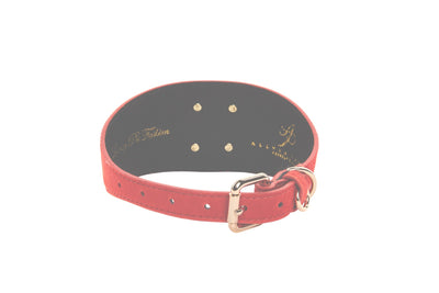 Orange Hair On Hide Italian Leather With Our Large Gold Custom Rivet by Allysa Payne Beverly Hills - product image 3 for Resin Society