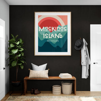 Destination: Mackinac Island - Modern Art Print