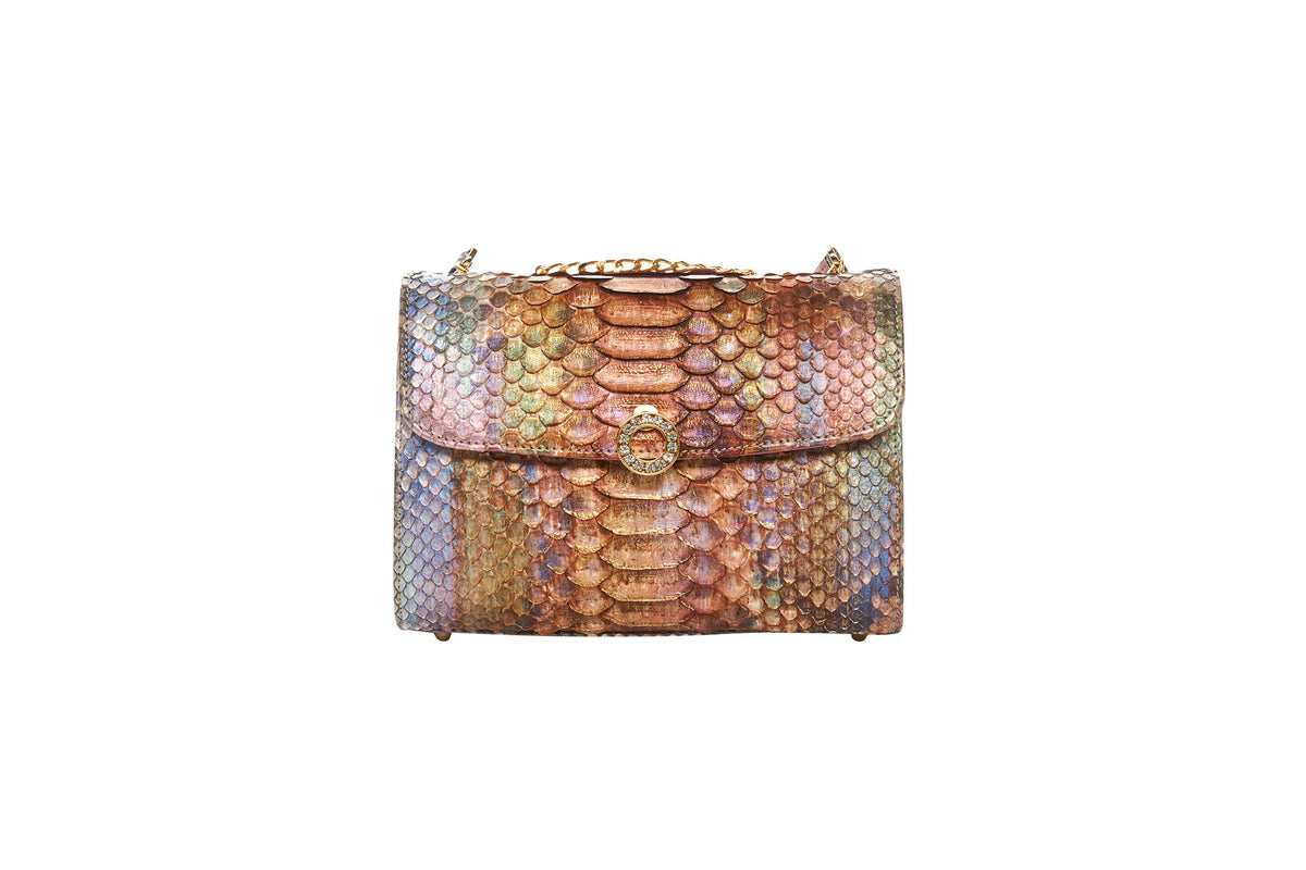 Iridescent Python Day To Night Bag by Allysa Payne Beverly Hills - product image 2 for Resin Society
