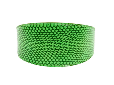 Dark Neon Green Snake 3” Wide Style Collar by Allysa Payne Beverly Hills - main product image for Resin Society