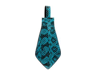 Turquoise & Black Viper Snake Tie by Allysa Payne Beverly Hills - main product image for Resin Society