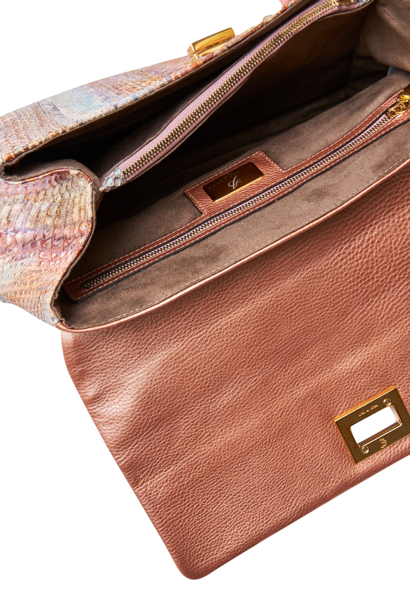 Iridescent Python Elegant & Unique Business/Travel Bag by Allysa Payne Beverly Hills - product image 9 for Resin Society