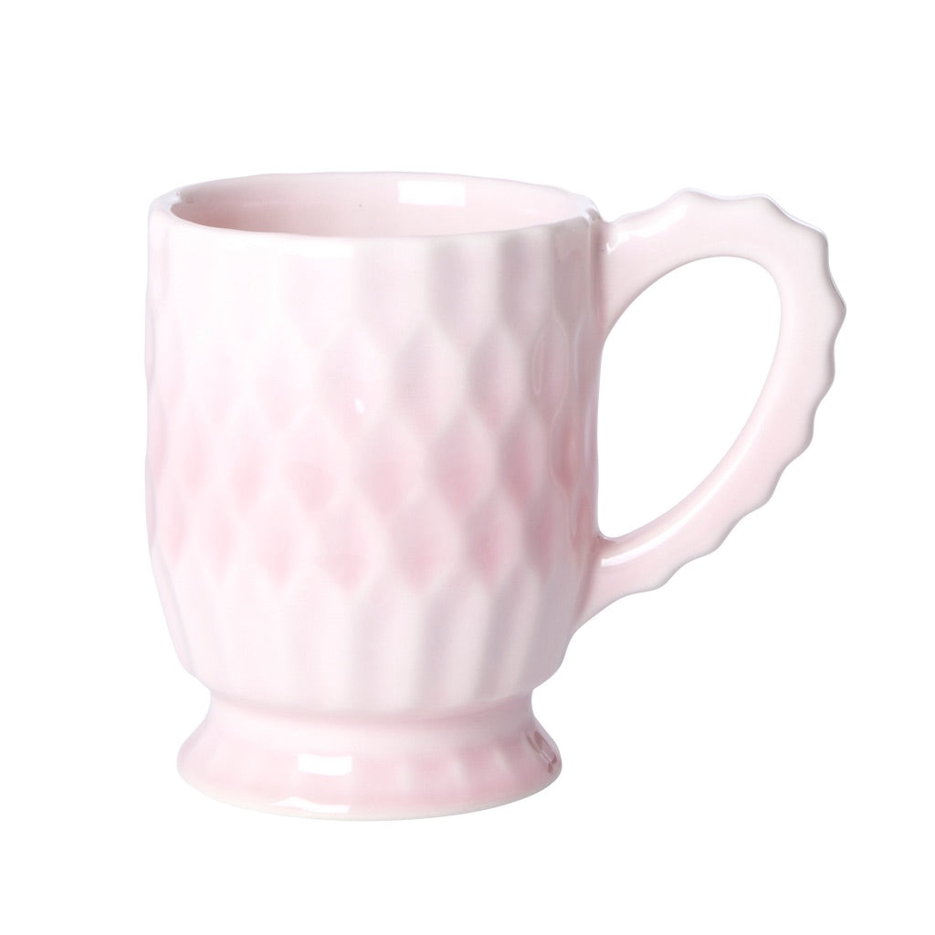 Ceramic Mug - Pink. Set of 6 mugs by Rice By Rice - main product image for Resin Society