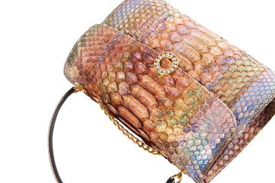 Iridescent Python Day To Night Bag by Allysa Payne Beverly Hills - product image 12 for Resin Society