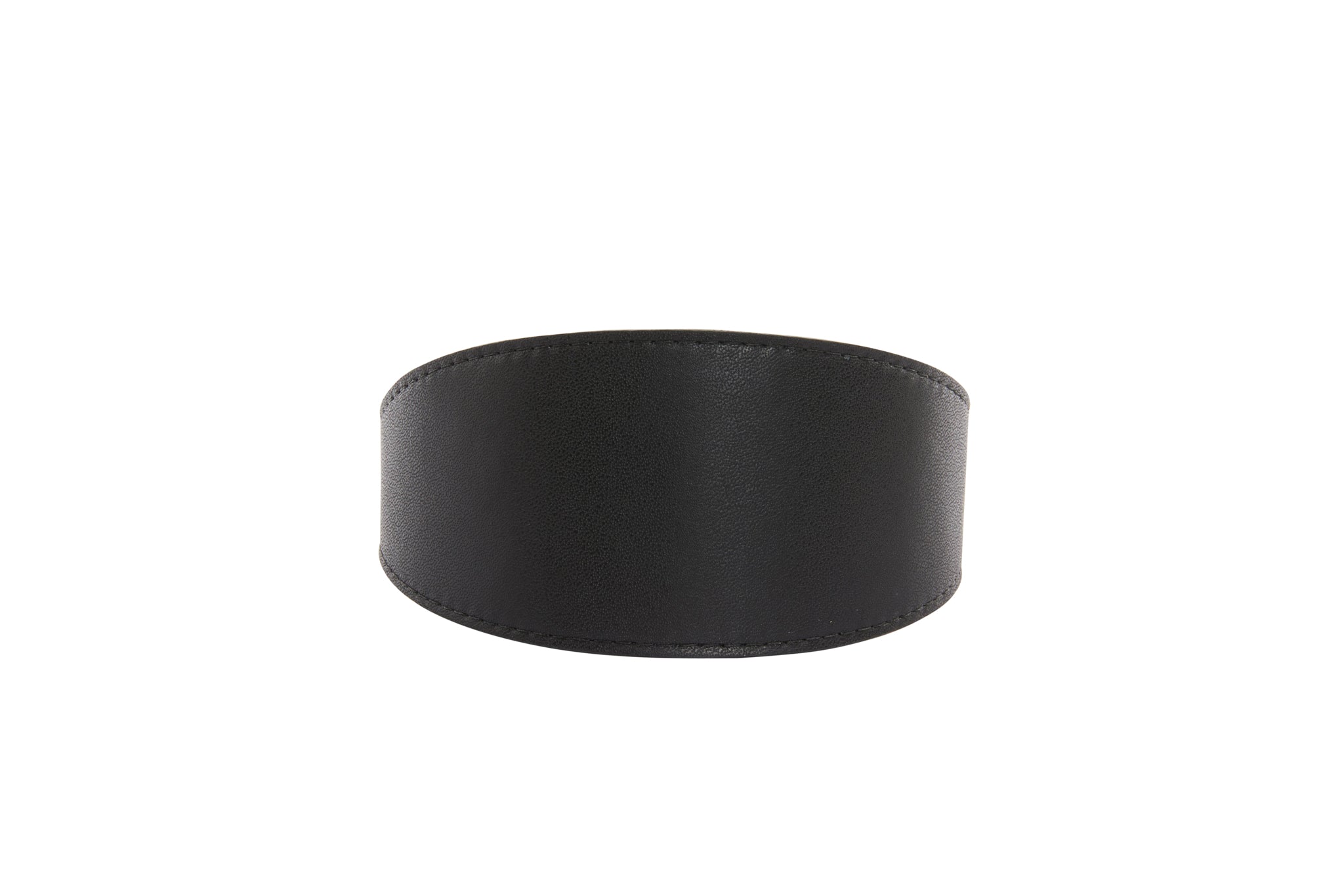 Black Vegan Leather 2” Wide Collar by Allysa Payne Beverly Hills - product image 3 for Resin Society