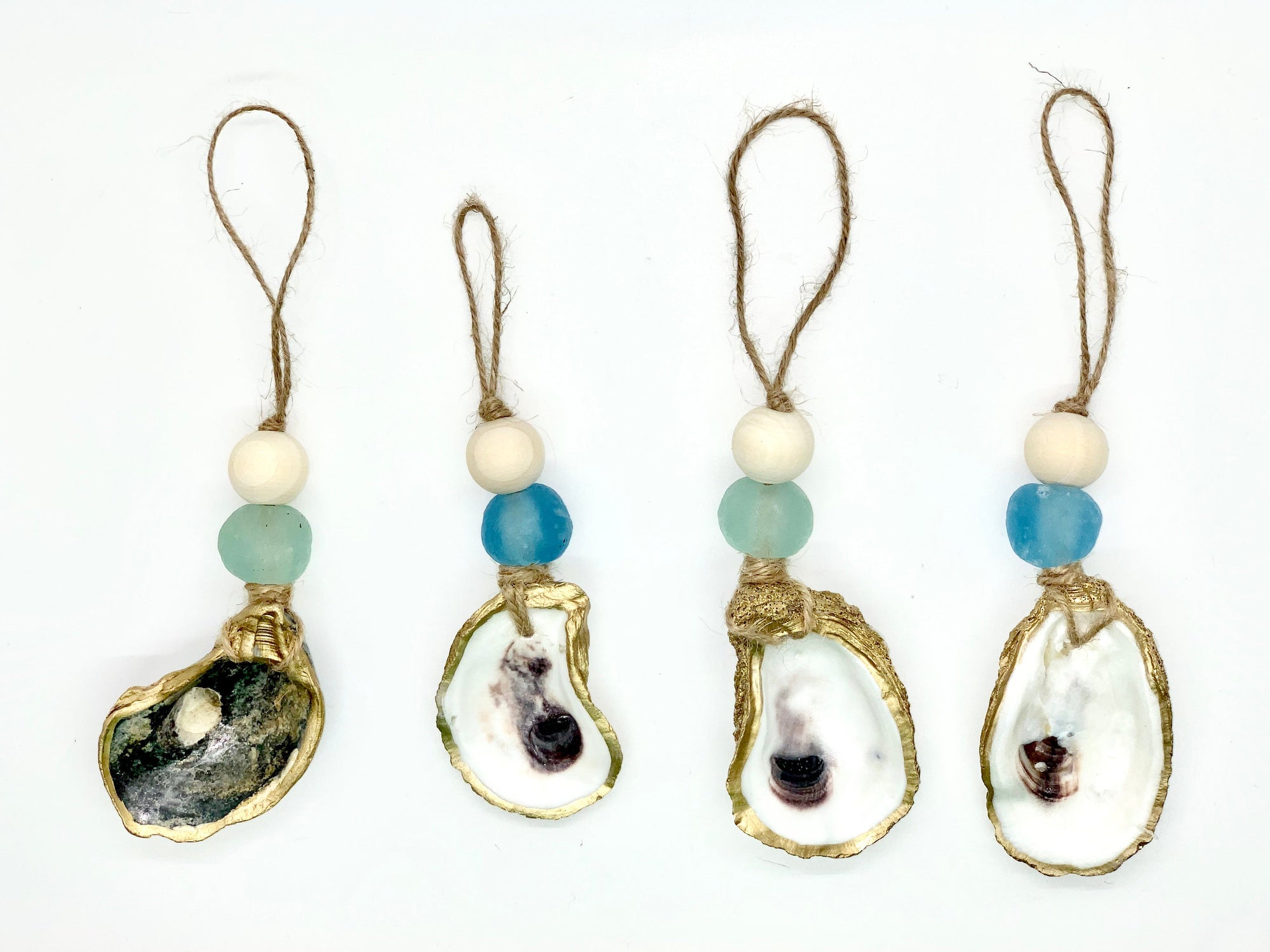 Eco-Friendly - Sea Glass Ornaments (Set of 2)