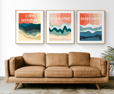 Destination: Cape Hatteras - Modern Art Print
