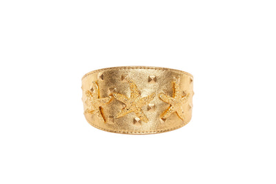Gold Studded Italian Leather With by Allysa Payne Beverly Hills - product image 2 for Resin Society