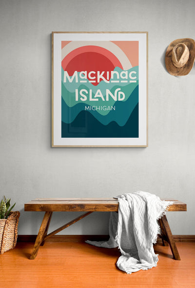 Destination: Mackinac Island - Modern Art Print