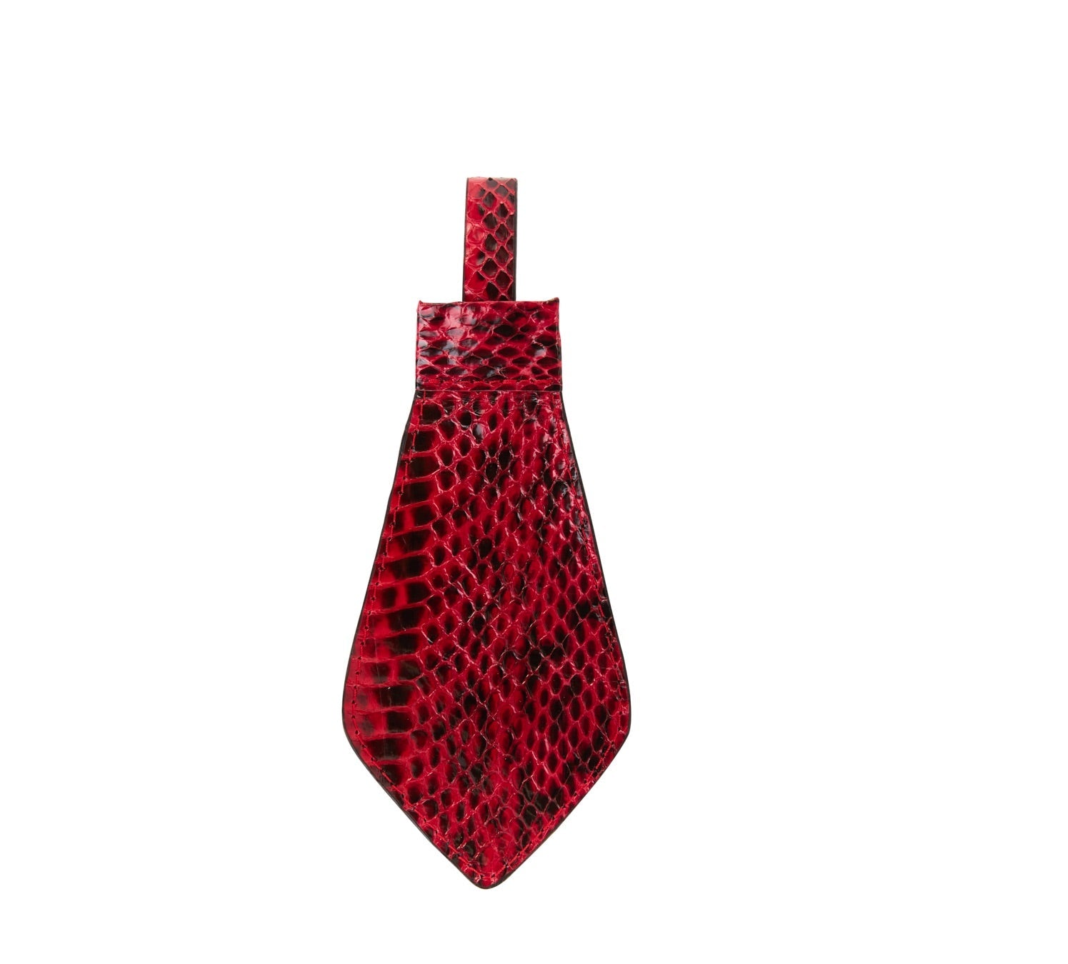 Red & Black Viper Snake Tie