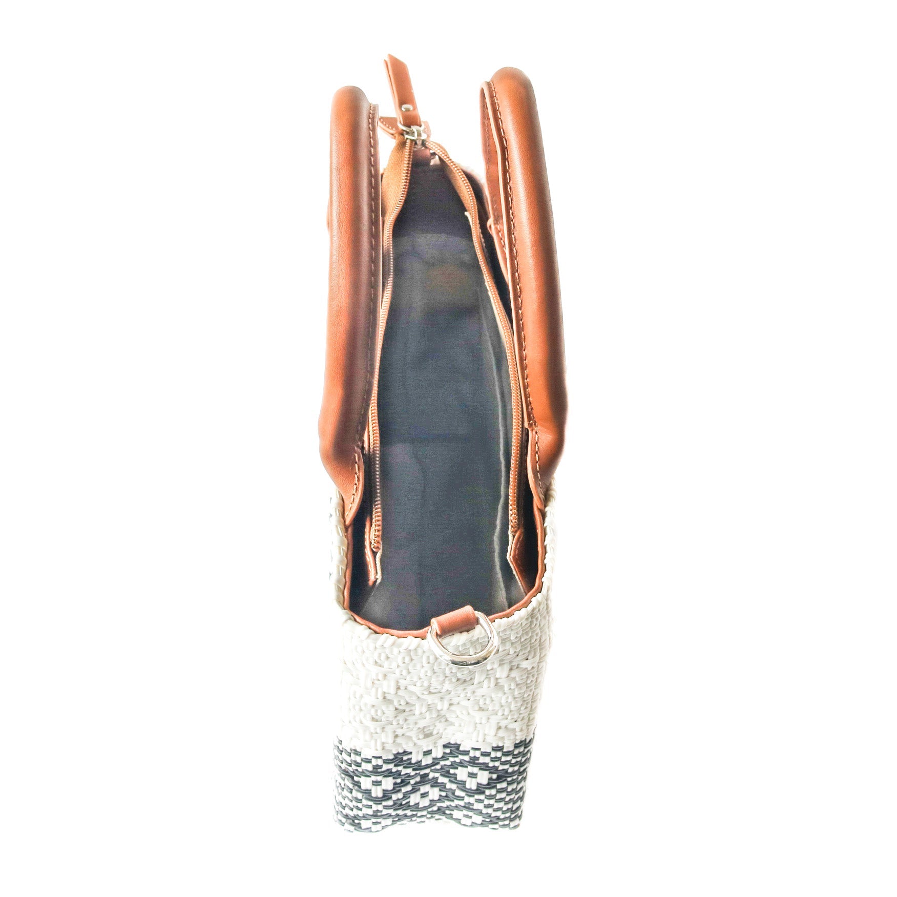 Tin Marin White Small Woven Crossbody Bag by Tin Marin Brand - product image 3 for Resin Society