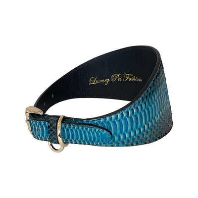 Turquoise/Black Snake Collar by Allysa Payne Beverly Hills