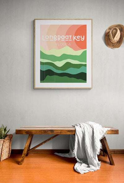 Destination: Longboat Key - Modern Art Print