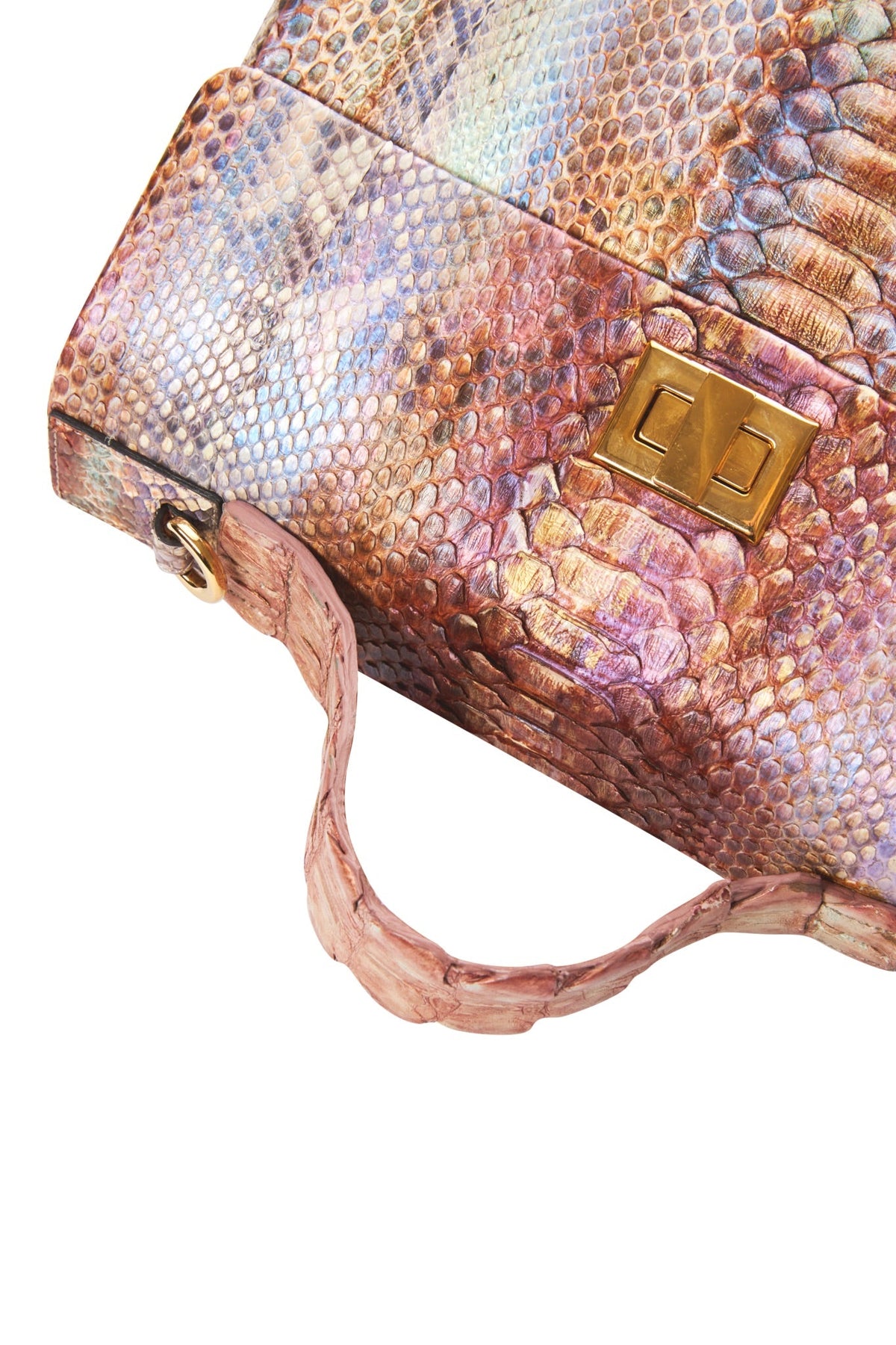 Iridescent Python Elegant & Unique Business/Travel Bag by Allysa Payne Beverly Hills - product image 2 for Resin Society