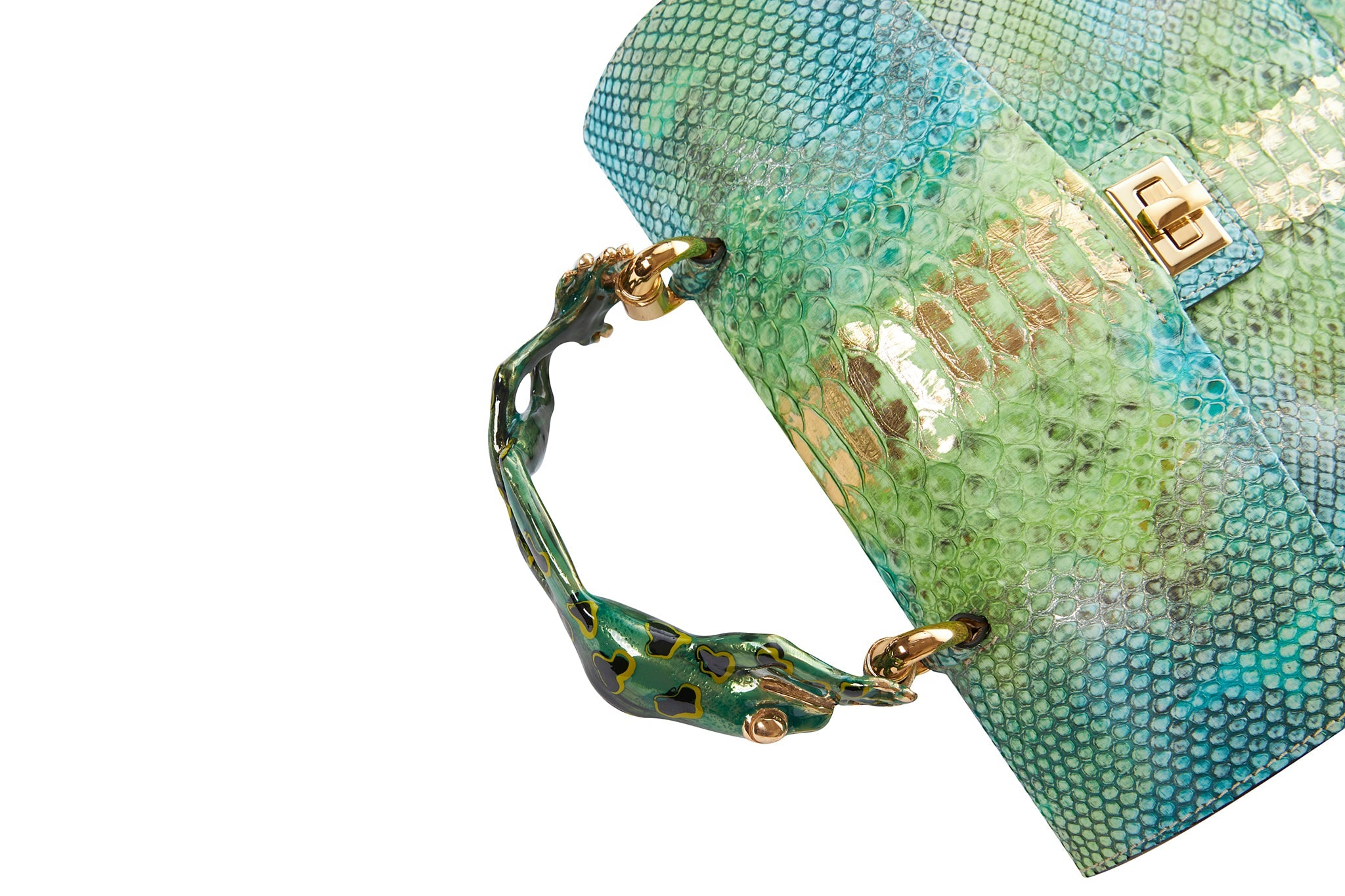 Iridescent Python Zip Wallet by Allysa Payne Beverly Hills - product image 7 for Resin Society