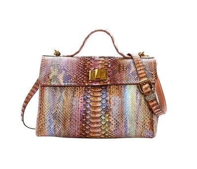 Iridescent Python Elegant & Unique Business/Travel Bag by Allysa Payne Beverly Hills - main product image for Resin Society